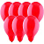 Воздушный шарик, пастель, d-25-30 см, упак. 50 шт. (цвет: красный, арт.1102-0172)