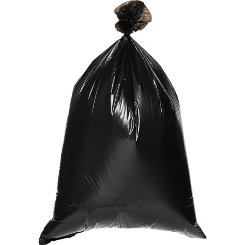 Мешки для мусора 120 л, 700*1100 мм, ПВД 30 мкм, черные, 10 шт. в рулоне, "Luscan" фото 3