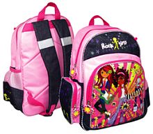 Рюкзак школьный "Rock girls", 2 отделения, карман, молния, розовый, 300*400 мм, "EaSTar"