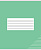 Тетрадь 12 л. "Классика", ф.165*202 мм, линия, белизна 100%, поля, скоба, цветная однотонная, мелованная обложка, "Проф-Пресс" (цвет: зеленый, арт.12-3120)