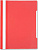 Папка скоросшиватель PS-K20 ф.А4 (210*310 мм), прозрачный верхний лист, карман на лицевой стороне, полипропилен 120/180 мкм, "Бюрократ" (цвет: красный, арт.PS-K20RED)