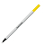 Ручка линер "Fine Writer 045", одноразовая, 0,8 мм, "Luxor" (цвет: желтый, арт.7127)