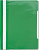 Папка скоросшиватель PS-K20 ф.А4 (210*310 мм), прозрачный верхний лист, карман на лицевой стороне, полипропилен 120/180 мкм, "Бюрократ" (цвет: зеленый, арт.PS-K20GRN)