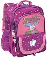 Рюкзак для младших школьников "Sweet Kitty", эргономическая, жесткая спинка, "Limpopo"