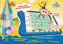 Изучаем логику: мини-игра для детей 3-5 лет: Умные пальчики. - 20 карточек с заданиями. - (Пирамида открытий). - "Best Learning Materials Corp"