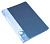 Папка ф.А4 (227*305 мм), 40 прозрачных файлов, вертикальная загрузка, торец 20 мм, регистратор, пластик 650 мкм, "Бюрократ" (цвет: синий, арт.BPV40BLUE)