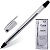 Ручка шариковая "Oil Jel", сменный стержень 143 мм, масляная основа, шарик 0,7 мм, линия 0,5 мм, "Crown" (цвет: черный)