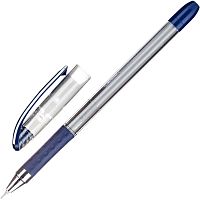 Шариковая ручка "Max Flow", масляная основа, синий сменный стержень 136 мм, игольчатый наконечник 0,7 мм, линия 0.5 мм, манжета, "Unimax"