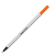 Ручка линер "Fine Writer 045", одноразовая, 0,8 мм, "Luxor" (цвет: оранжевый, арт.7125)