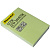 Блок для записи, бумажный 100 л, пастель, липкий слой, 51*76 мм,75 г, "Silwerhof" (цвет: зеленый, арт.1188282)