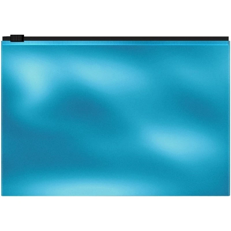 Папка-конверт "Glossy Ice Metallic" ф.В5 (289*214 мм), Zip молния сверху, полипропилен 0.18 мм, "ErichKrause"