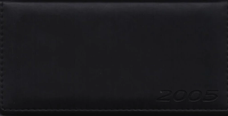 Еженедельник горизонтальный ф.А6 (175*85 мм), датированный 2005, мягкая обложка, уцененный