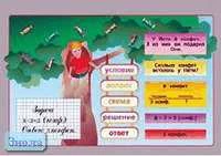 Математика. Простые задачи (Что такое задача ? Решение задач). - 2 таблицы + 256 карточек + методическое пособие. - М.: Спектр.