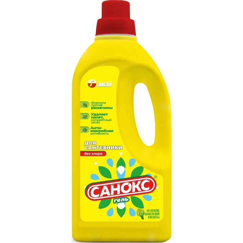 Чистящее средство "САНОКС", гель от ржавчины, 1,1 л, "Аист"
