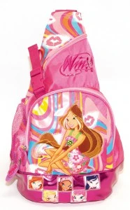 Рюкзак школьный "Winx", одна лямка, молния, розовый, 270*450 мм, "EaSTar"