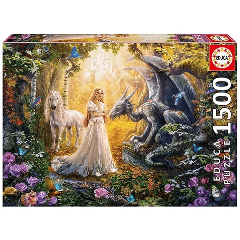 Картонные пазлы. 1500 карточек, ф.850*600 мм, 9+, "Educa"