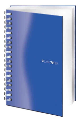 Плановик "PlanoWeek " ф.А5 (150*217 мм), недатированный, спираль, закладка, ламинированный картон, 224 с, "Балтик"