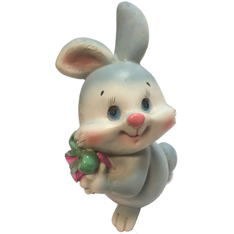 Фигурка декоративная - копилка "Кролик с подарком", высота 17 см, "Choosing Porcelain"