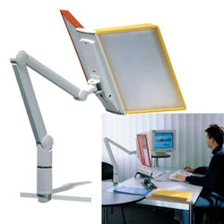 Настольная демонстрационная система "SHERPA Swing Arm 10", на 10 панелей, струбцина, опорная стойка, (без панелей), "Durable"