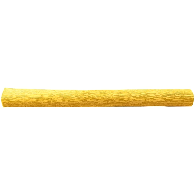 Креп-бумага желтая, рулон 500*2500 мм, 128 г/м2, растяжение 250 %, "WEROLA"