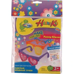 Набор для творчества "Сделай модные очки": детали из эластомера + стразы, для детей от 3-х лет. - "Centrum"
