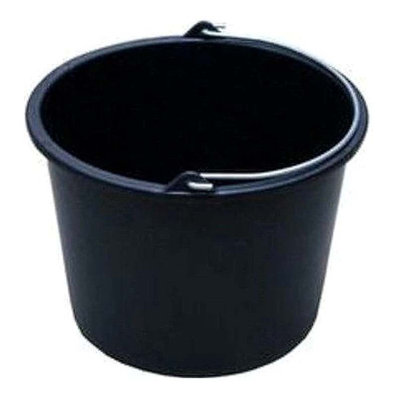 Ведро строительное 12 л, резинопластик, 320*328 мм