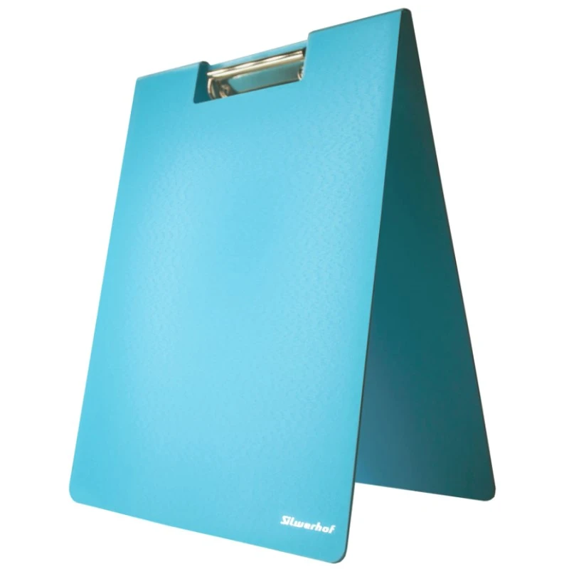 Планшет ф.А4 (240*320 мм), верхний металлический зажим, торец 7 мм, вертикальная верхняя створка, вспененный полипропилен 1,8 мм, "Silwerhof"
