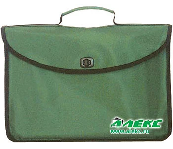 Сумка "Курьер", 1 отделение, пластиковый замок-вертушка, мягкая тканевая ручка, нейлон, 370*260*55 мм, "Алекс"