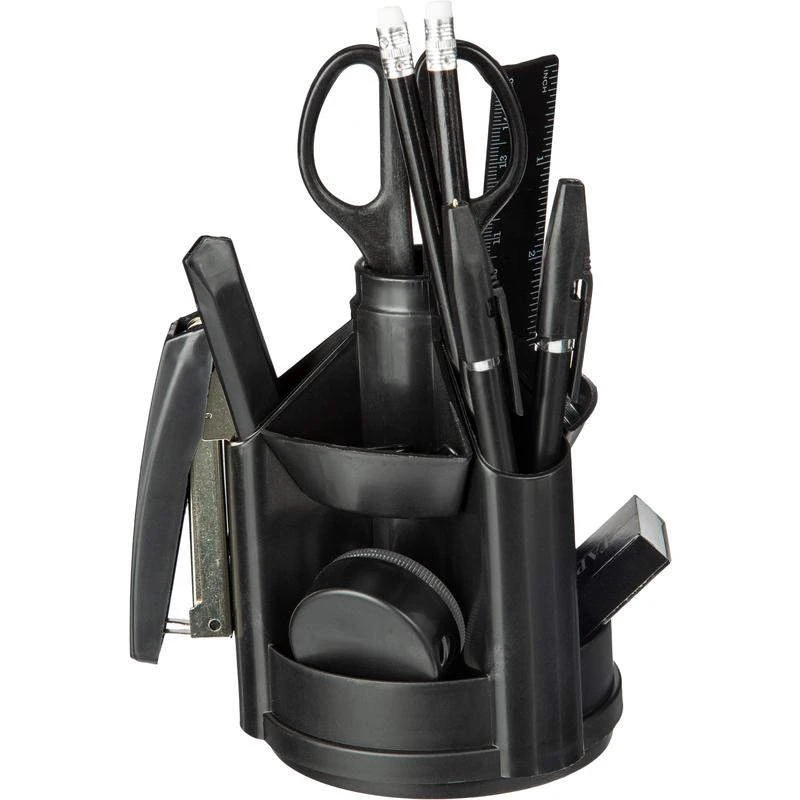 Органайзер 10 отделений, 14 предметов, вращающийся, полипропилен, 135*100*100 мм, "Attache"