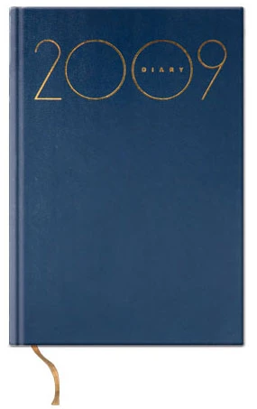 Ежедневник ф.А5 (145*210 мм), "Crono", датированный 2009 г, ляссе, бумвиниловая обложка, 320 с, "EXPERT" уцененный