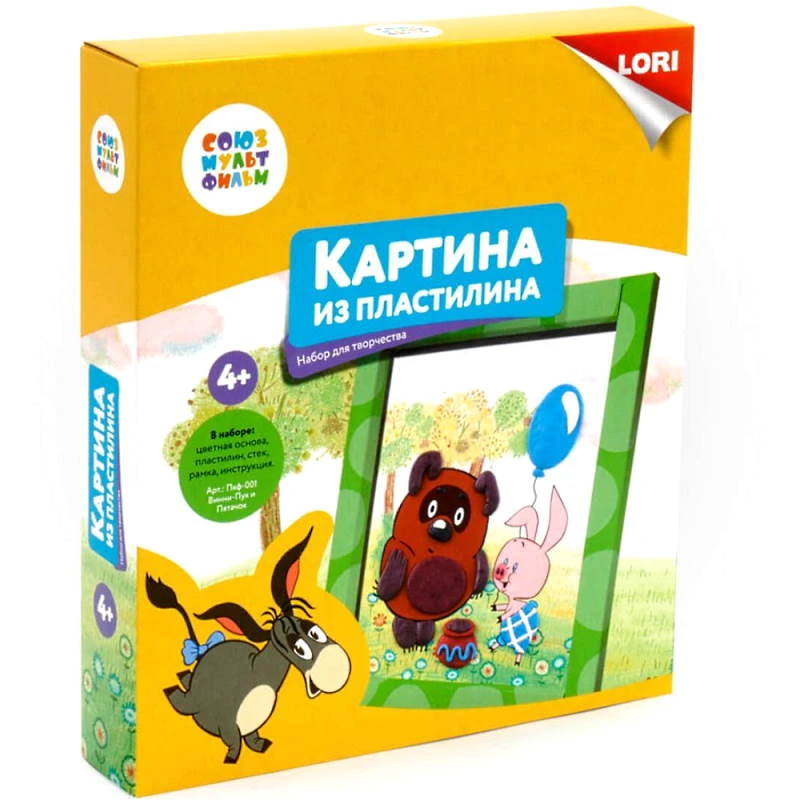 Картина из пластилина. 5+, "LORI"