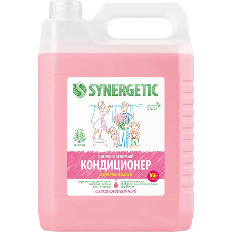 Кондиционер для белья "Аромамагия", канистра 5 л, "Synergetic"