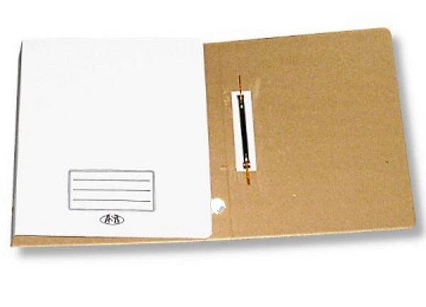 Папка скоросшиватель ф.А4 (240*315 мм), торец 35 мм, отверстие на корешке, планка приклеена, микрогофрокартон 1,8-2,3 мм, "БланкИздат"