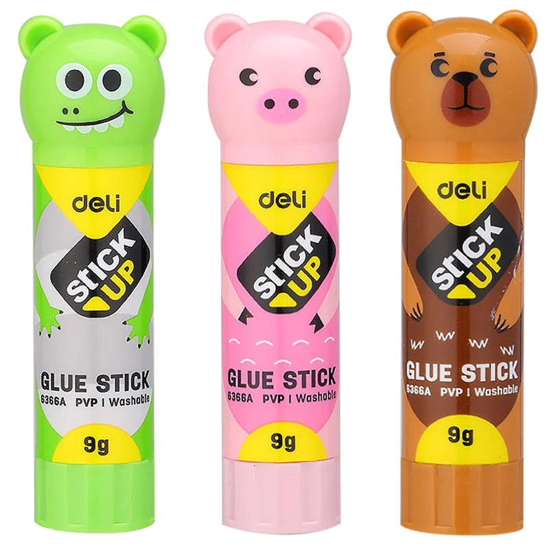 Клей-карандаш детский 9 г, PVP, "Deli"