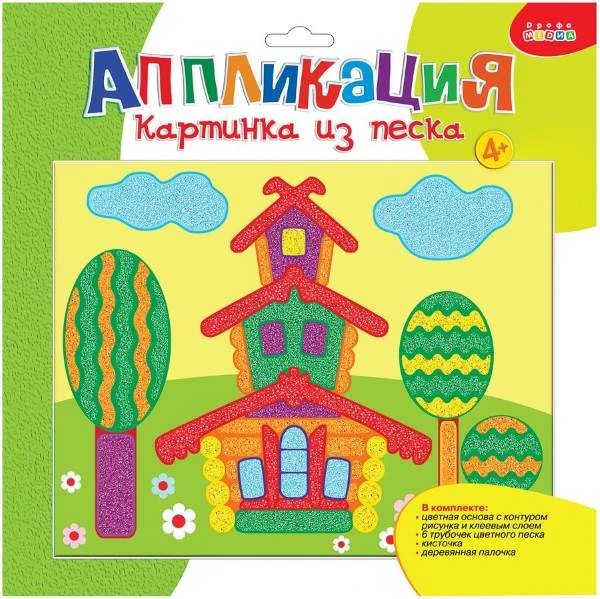 Теремок: Картинка из песка: для детей от 4 лет. - (Аппликация). - Дрофа-Медиа
