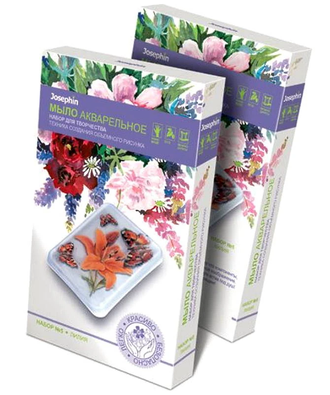 Мыло акварельное. Мыловарение: для детей от 8 лет. "Эльф Маркет".
