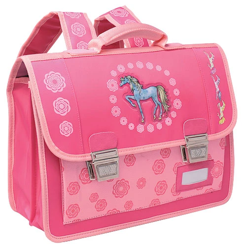 Ранец "Premium Light Лошадка", с 2 замками, горизонтальный, эргономический, жесткая спинка, "Limpopo"