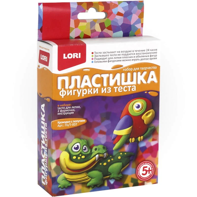 Фигурки из теста. 2 формочки. Пластишка. 5+. - "LORI".