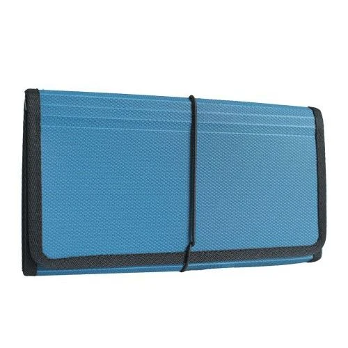 Папка картотека "Travel" (260*135 мм), 12 отделений, торец 20 мм, резинка, пластик 0,9 мм, окантовка, "Expert Complete"