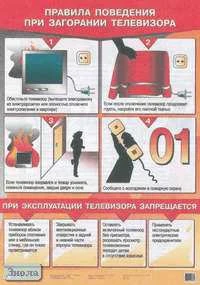 Латчук В.Н, Миронов С.К. Правила поведения при загорании телевизора. ф.70*100. - М.: Дрофа, 2005. - Глянцевая односторонняя карта.