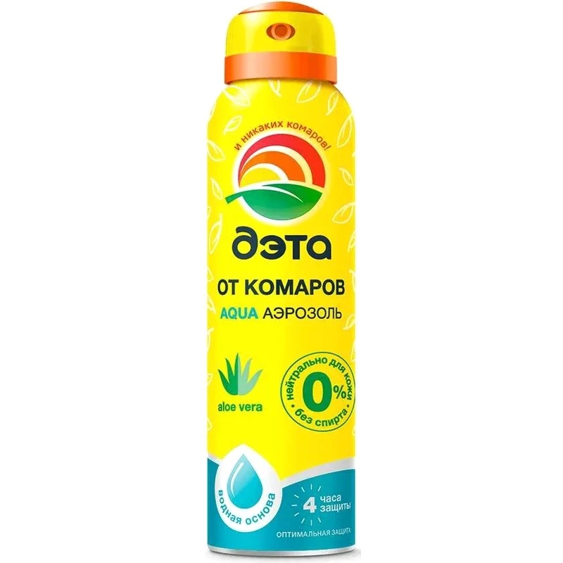 Аэрозоль от комаров 150 мл, "ДЭТА АКВА"