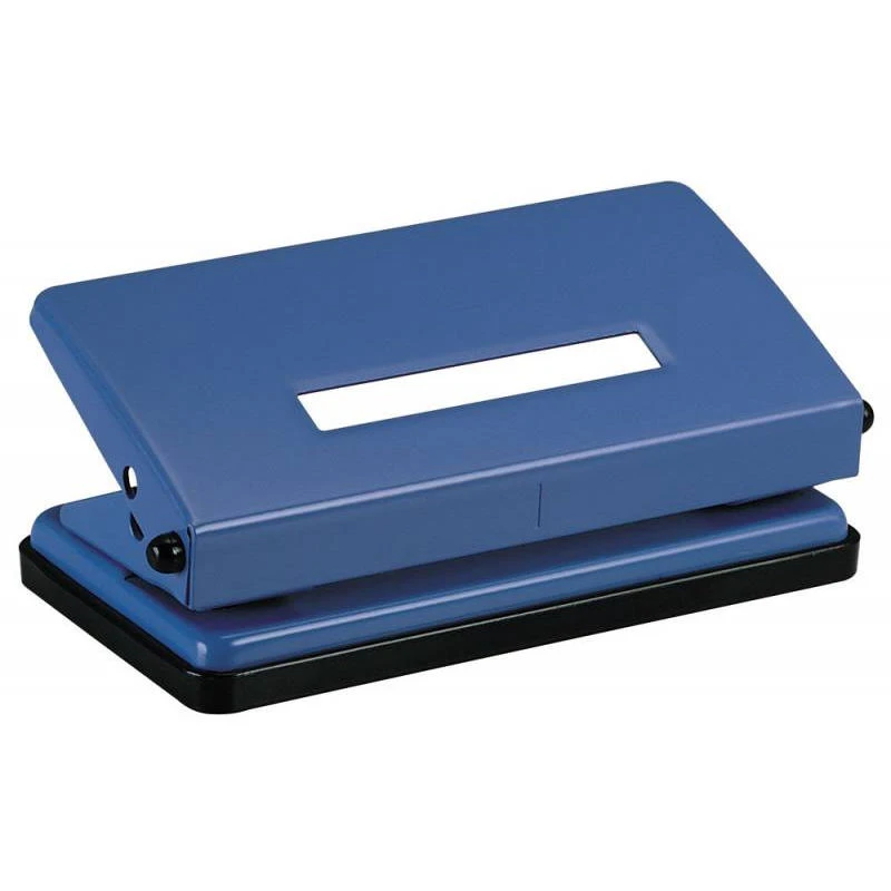 Дырокол, 2 отверстия 6 мм, до 6 л, между отверстиями 80 мм, металлический, "KW-trio"