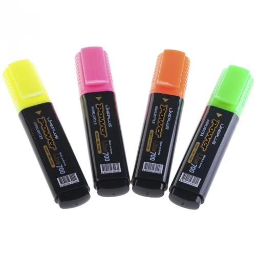 Текстовыделитель HI-700C, водная основа, линия 5 мм, скошенный наконечник, "Line plus"