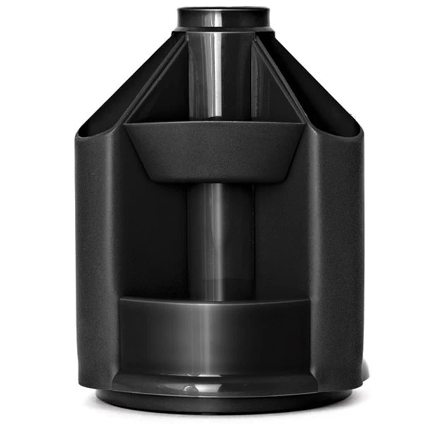 Органайзер "Минидеск", 10 отделений, вращающийся, полипропилен, 140*107*107 мм, "Стамм"