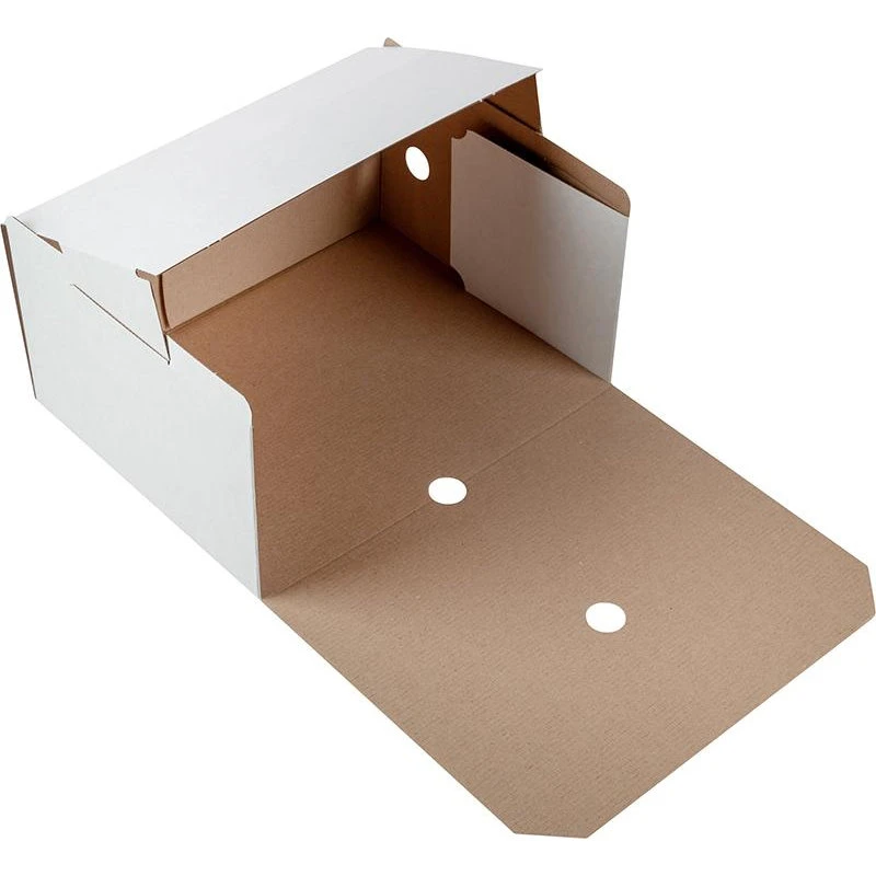 Короб архивный сборный ASR7119 ф.А4 (255*320 мм), торец 150 мм, вырубной замок, микрогофрокартон, "КБИ"