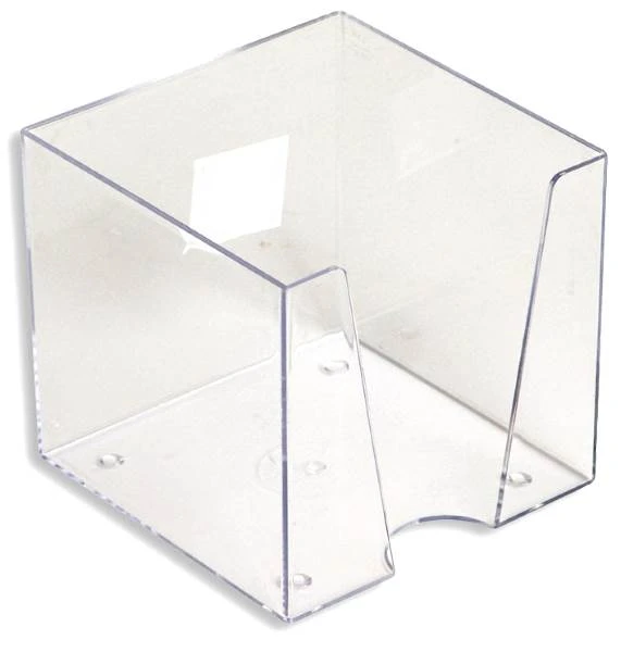 Подставка для кубарика, прозрачный пластик, 90*90*90 мм.