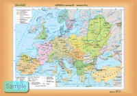 Максимов И. И. Европа в IX - начале XI в. - Масштаб. 1:4000000. - ф.140*100 см. - М.: ДИК, 2006. - Глянцевая односторонняя карта.