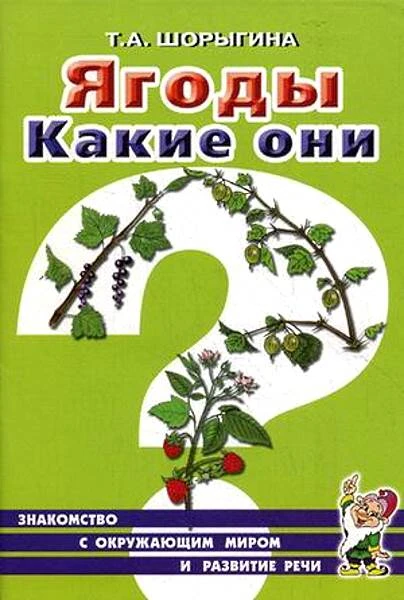 Шорыгина Т.А. Ягоды. Какие они? - М.: Гном, 2016. - 64 с. - (Знакомство с окружающим миром и развитие речи). - мягк. обл.