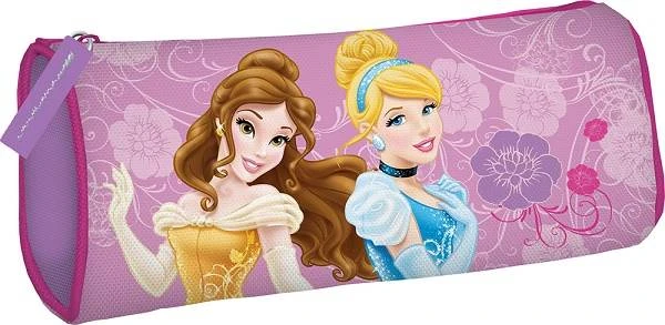 Пенал тубус "Принцессы", молния, полиэстер, 210*90*50 мм, "Академия Холдинг"