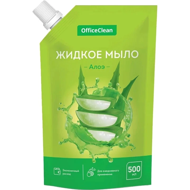Жидкое мыло 500 мл, упаковка дой-пак, "OfficeClean"